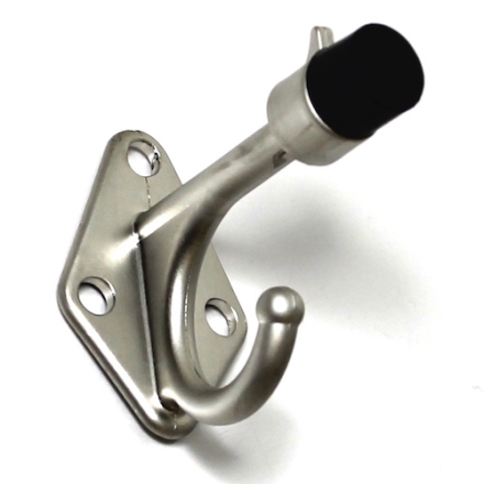 Cast SS Coat Hook & Bump 2-3/4" Projection x 2-1/4" High