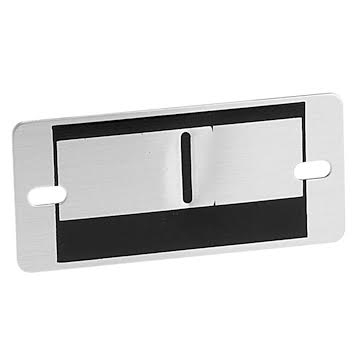 Locker Number Tags, 1-3/4" Hole Spacing