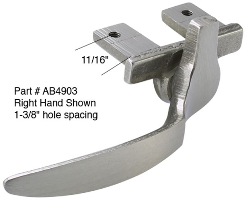 ANGLE BASE 1-3/8" WINDOW HANDLE-11/16" DROP