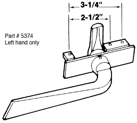 ANGLE BASE WINDOW HANDLE
