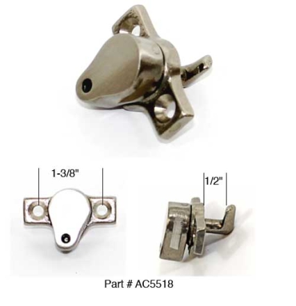 HANDLESS WINDOW FASTENER  1-3/8"