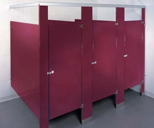 Accurate Partition Corner Stall Steel