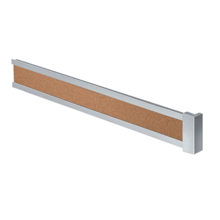 ASI Visual Display 2 inch Map Rail with end plates