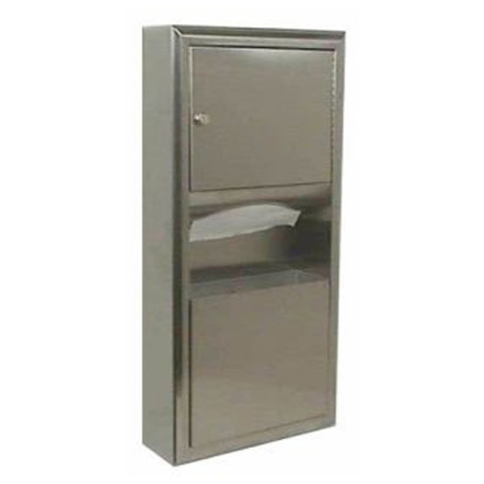 B-3699 Surface Mounted Towel & Waste Receptacle