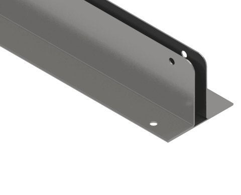 Stainless Steel Hadrian Continuous Two Ear Urinal Screen Bracket