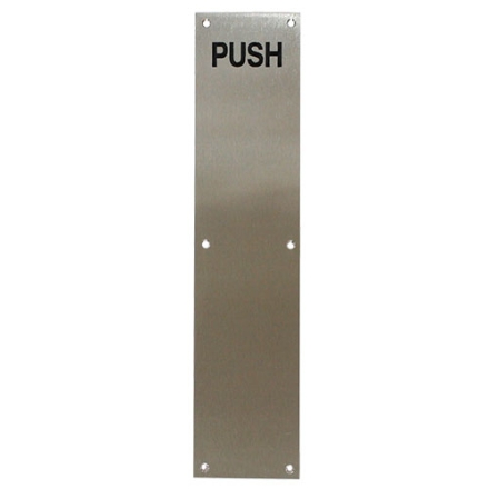 Engraved Push Plate-Stainless Steel