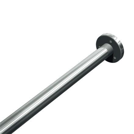 Curtain Rod and Flanges