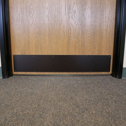 Duranodic Aluminum (Dark Brown) Kick Plate