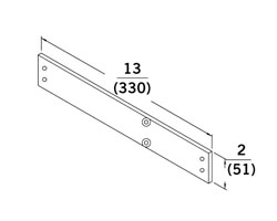 Dorma Conversion Plate BP86C