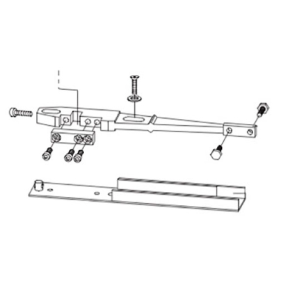 Dorma RTS88 Top Arm with Channel 8832