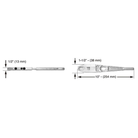 Jackson Door Closer Center hung Arm - 20400b