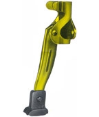 4" KICK DOWN DOOR HOLDER/STOP BRASS DELUXE