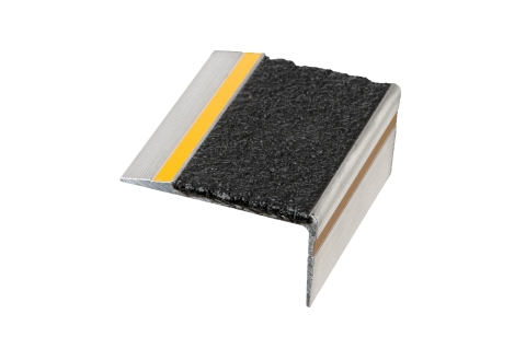 Aluminum Nosing 2" with Grit Surface