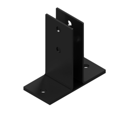 Matte Black Hadrian Two Ear Bracket