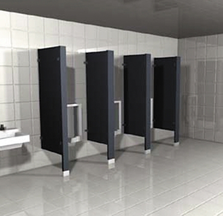Hadrian Plastic Floor Mounted Privacy Screens
