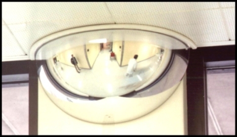 18" Diameter Acrylic 180 Deg. 1/2 Dome Mirror