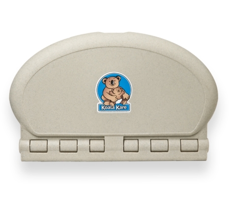 Koala Oval Surface Mounted Baby Station KB208 Sandstone Closed