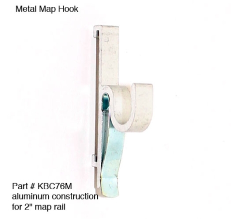 CLARIDGE METAL MAP HOOK 2"