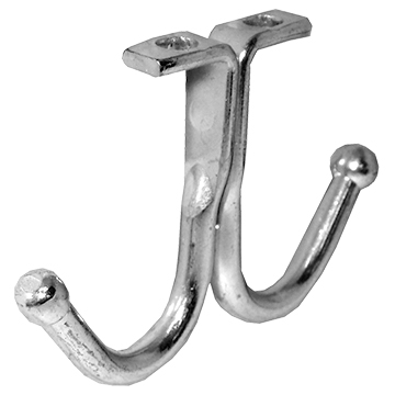 10 Stainless Steel Ceiling Hooks With Round Base For Overhead Wall