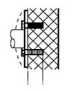 Grab Bar Installation Kit Concealed Masonary Wall