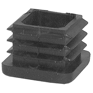 PLASTIC CHAIR TIPS SQUARE TUBING 3/4" O.D. X 5/8" I.D. STRAIGHT
