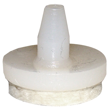 1/4" Diameter Stem Felt Base
