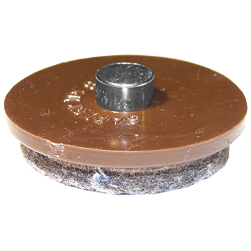 SAFEGLIDES-BROWN 1-1/2" Base Diameter - Nail On Glide