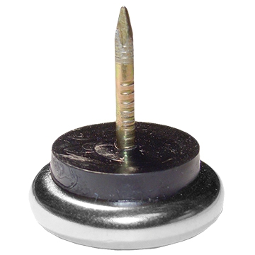 1-1/16" NAIL ON GLIDE-NICKEL BASE