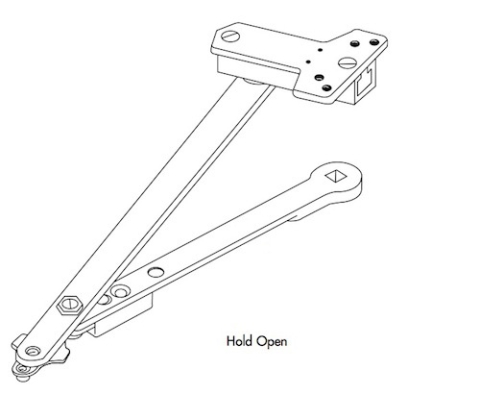 Norton Unitrol Hold Open Arm