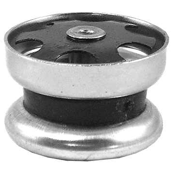 NON SWIVEL GLIDE 1" O.D. X 7/8" I.D. NICKEL BASE