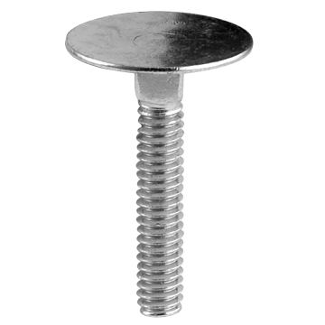 Bleacher Bolt Fastener Type E,  1/4-20 X 1-1/2" Long