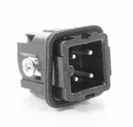Hussey Maxam Male Socket Plug 4 Pin