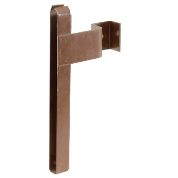 Universal Bleacher Center Skirt board bracket for left hand