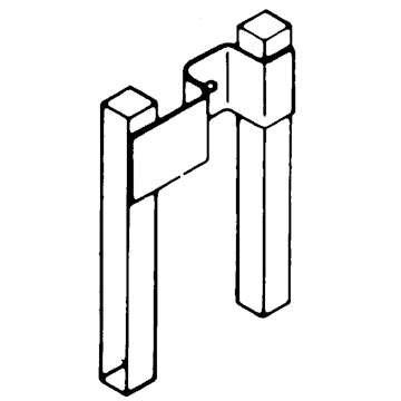Universal Center Skirt Board Bracket for Bleachers