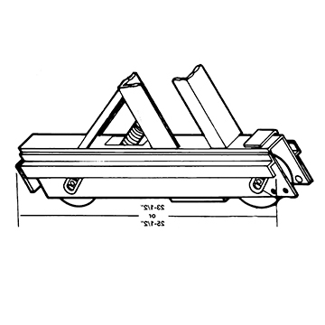 Medart Bleacher Row 2+ Truck Assembly