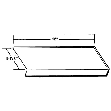 Medart Bleacher Stiffener Plate