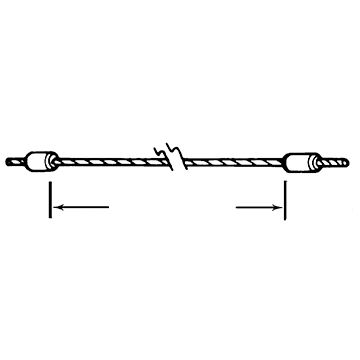 Universal Bleacher first row lock cable
