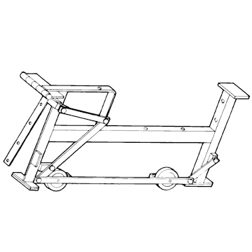 Wayne Bleacher Truck Assembly Left Hand