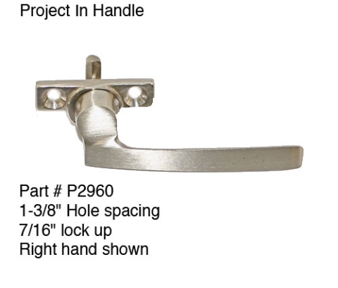 PROJECT IN WINDOW HANDLE 1-3/8"