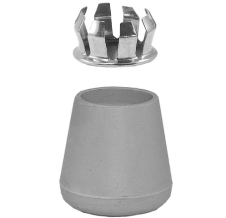 Reinforced Rubber Chair Tips 7/8"
