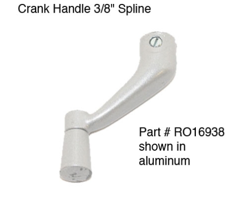 3/8" Spline Window Operator Handle