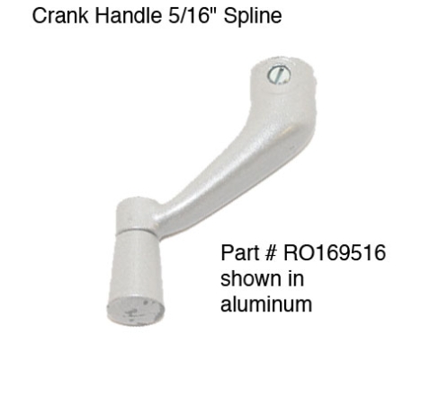 5/16" SPLINE WINDOW OPERATOR HANDLE