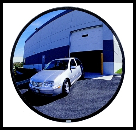 CONVEX ACRYLIC SAFETY MIRROR-OUTDOOR 18"