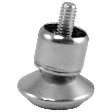 SWIVEL GLIDE NICKEL BASE 5/8" O.D. X 1/2" I.D.