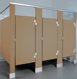 HDPE Solid Plastic Partitions