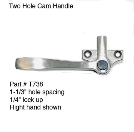Two Hole 1-1/2" Window Handle
