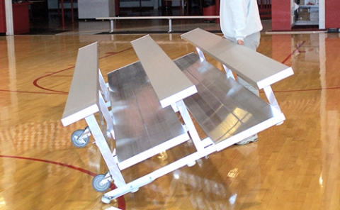Tip-n-Roll Preferred Aluminum Bleacher