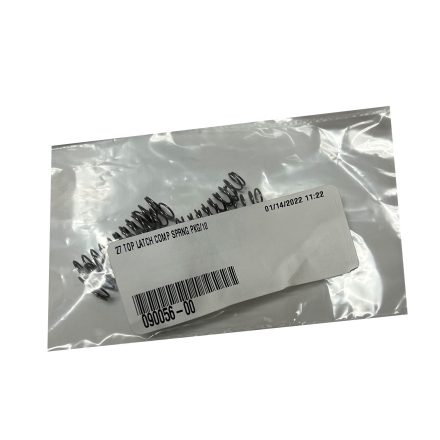 Von Duprin 090056 Top Latch Compression Spring-pkg 10 is used on the 2227, 3327, 3527, 9827 and 9927 Exit Devices.