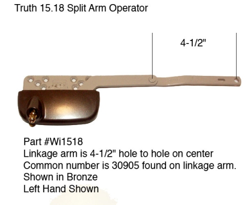 TRUTH SPLIT ARM WINDOW OPERATOR 15.18