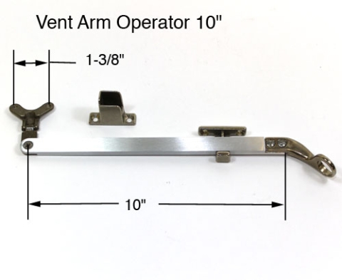 Vent Arm Operator 10"